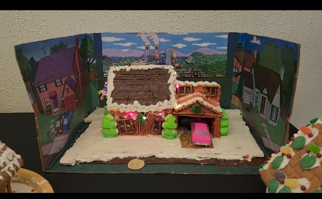 Simpsons Gingerbread House